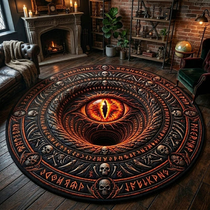 Monster Eye Quilted Round Mat GFTOLAN888