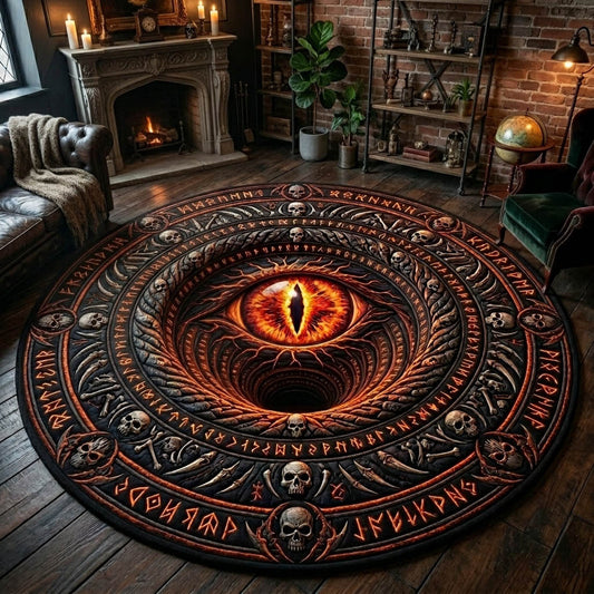 Monster Eye Quilted Round Mat GFTOLAN888