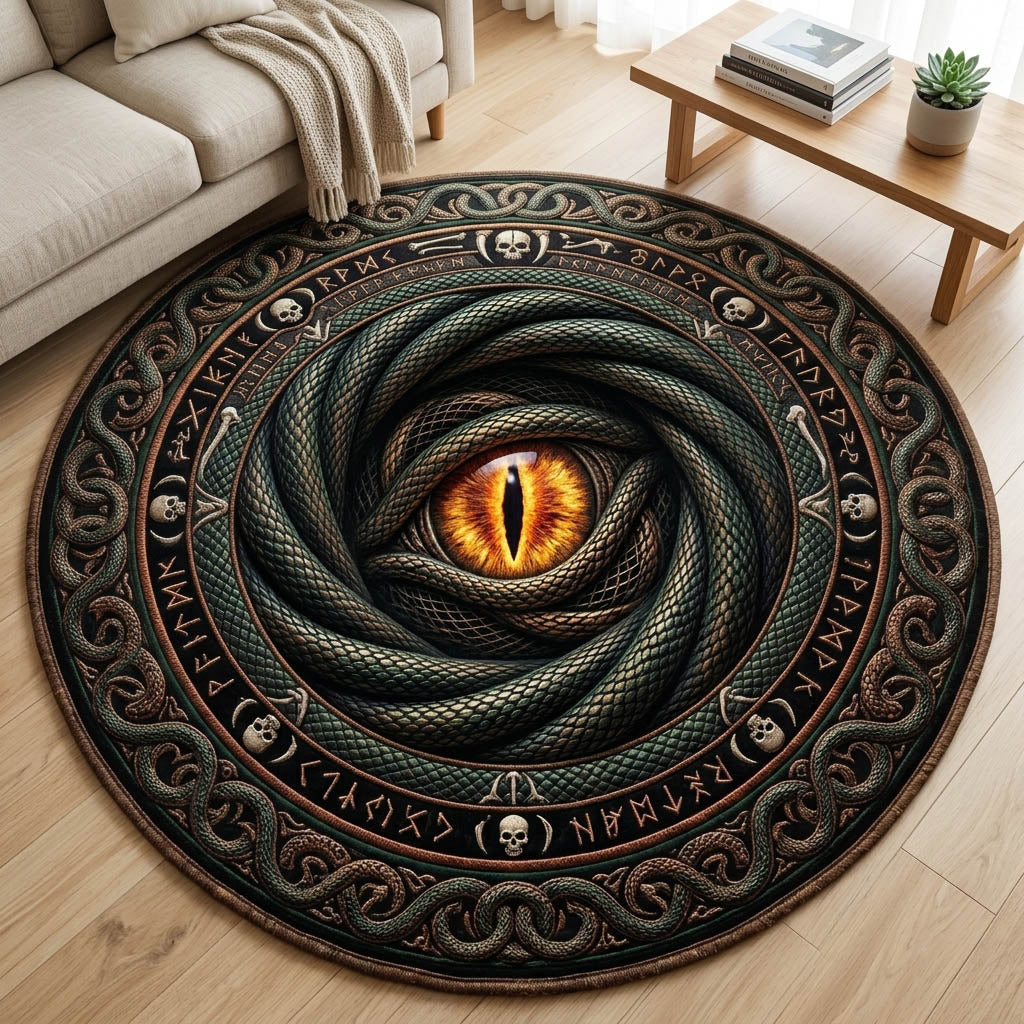 Monster Eye Quilted Round Mat GFTOLAN889