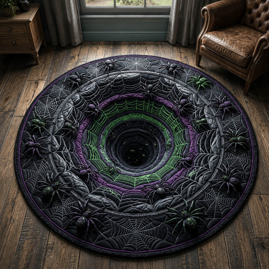 Spider Hole Quilted Round Mat GFTOLAN890