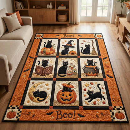 Cat Pumpkin Area Rug GFTOLAN900