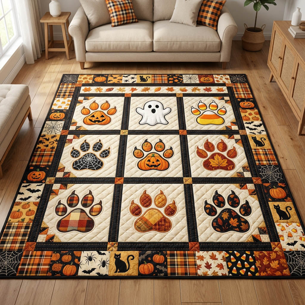 Cat Pumpkin Area Rug GFTOLAN903