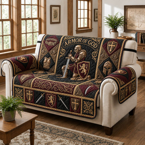 Put On The Full Armor Of God Quilted Sofa Cover GFTOLAN983