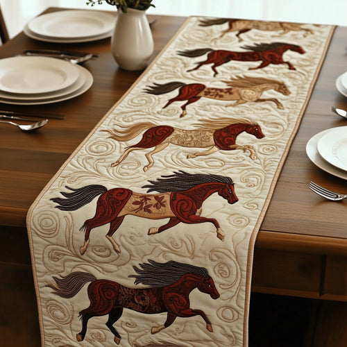 Horse Quilted Table Runner GFTOMA078
