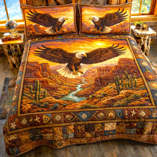 Patriot Pride 3-Piece Quilted Bedding Set GFTOMA10035