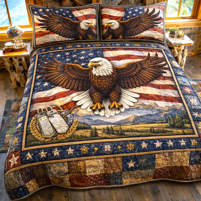 Freedom Pride 3-Piece Quilted Bedding Set GFTOMA10037