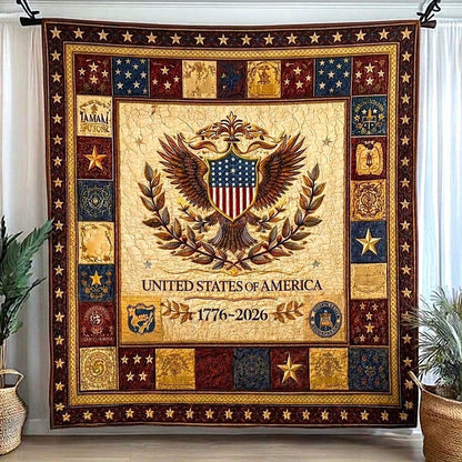 Heritage Patch Quilted Blanket GFTOMA10042