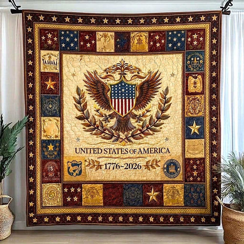 Heritage Patch Quilted Blanket GFTOMA10042