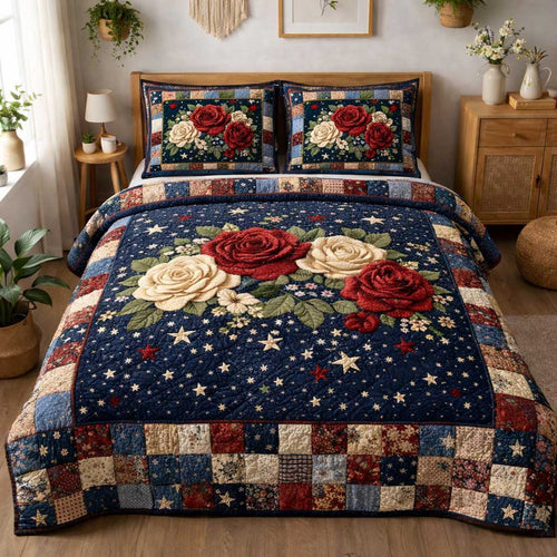 Liberty Tones 3-Piece Quilted Bedding Set GFTOMA10094