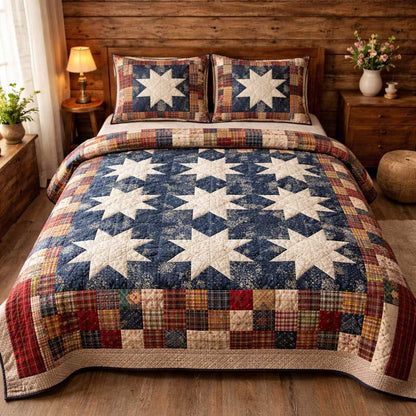 Heritage Patch 3-Piece Quilted Bedding Set GFTOMA10095