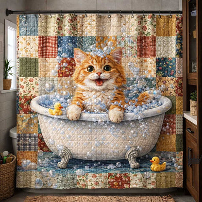Whisker Charm Shower Curtain GFTOMA10108