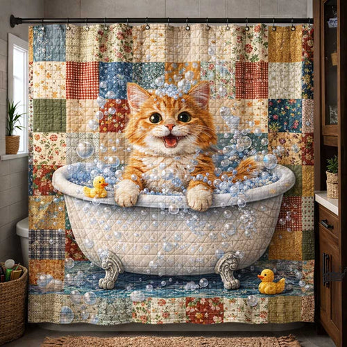 Whisker Charm Shower Curtain GFTOMA10108