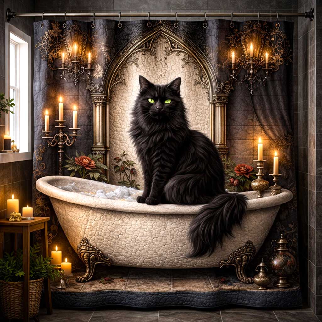 Cat Dreams Shower Curtain GFTOMA10110