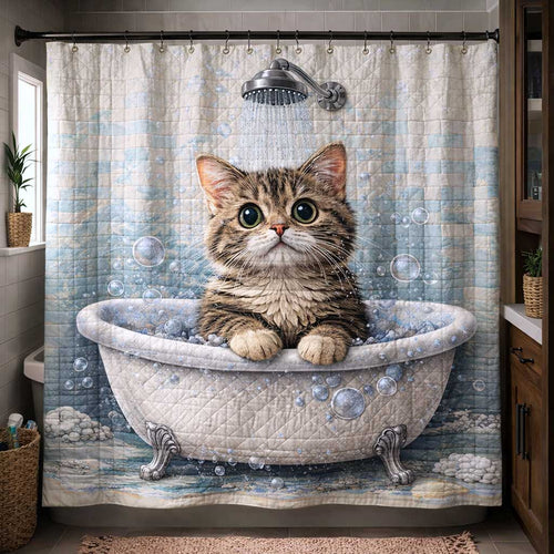 Whisker Charm Shower Curtain GFTOMA10114
