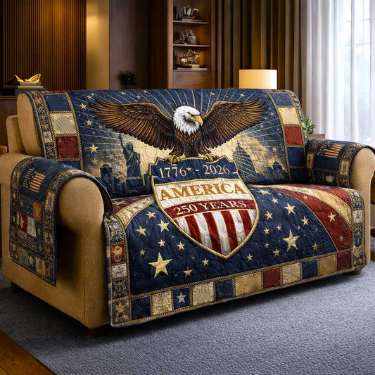 Star Palette Quilted Sofa Cover GFTOMA10124
