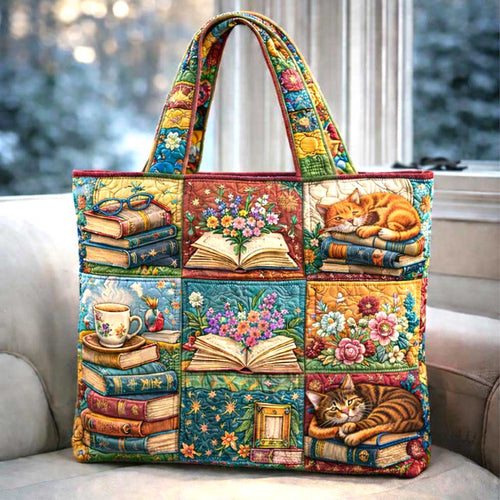 Wildflower Books Quilted Tote Bag GFTOMA10140