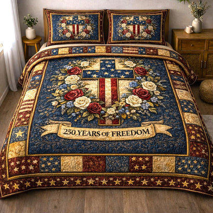 Liberty Cross 3-Piece Quilted Bedding Set GFTOMA10235