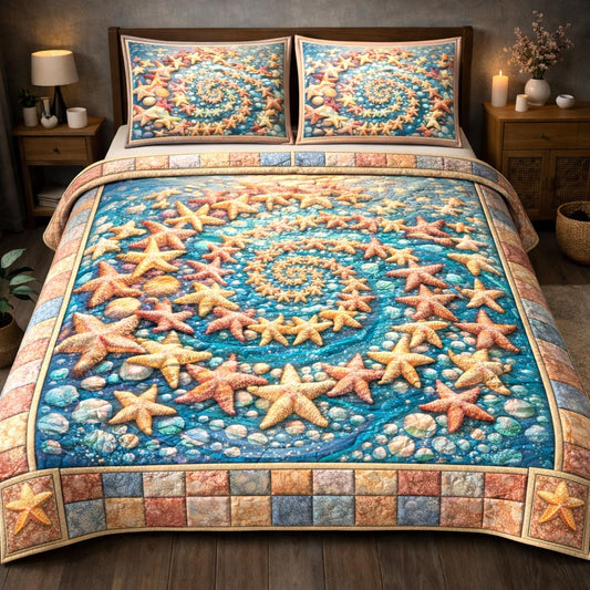 Coastal Treasure 3-Piece Quilted Bedding Set GFTOMA10266
