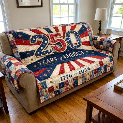 Liberty Stars Quilted Sofa Cover GFTOMA10277