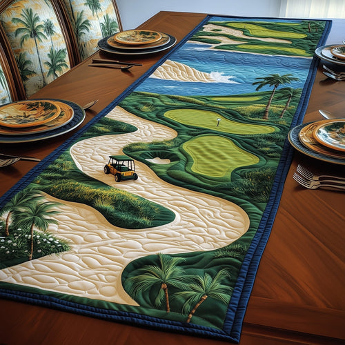 Golf Course Dream Quilted Table Runner GFTOMA1027