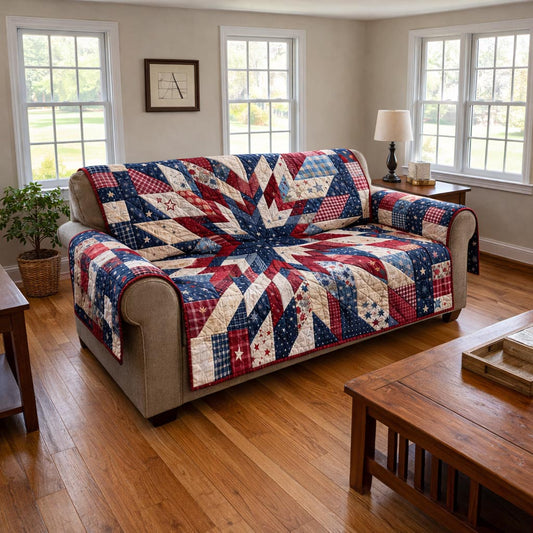 Patriot Legacy Quilted Sofa Cover GFTOMA10280