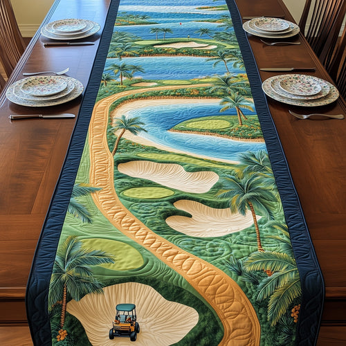 Golf Course Dream Quilted Table Runner GFTOMA1029