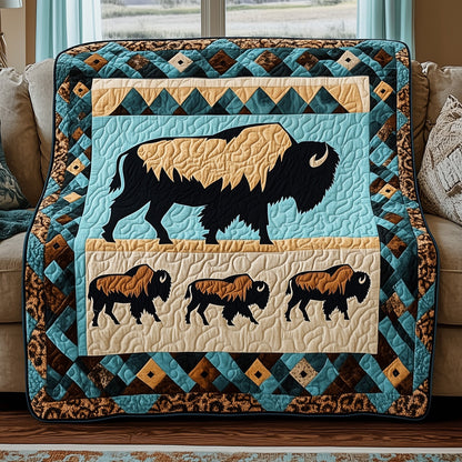 Bison Native Quilted Blanket GFTOMA102