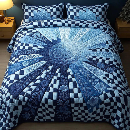 Gentle Bloom 3-Piece Quilted Bedding Set GFTOMA10323