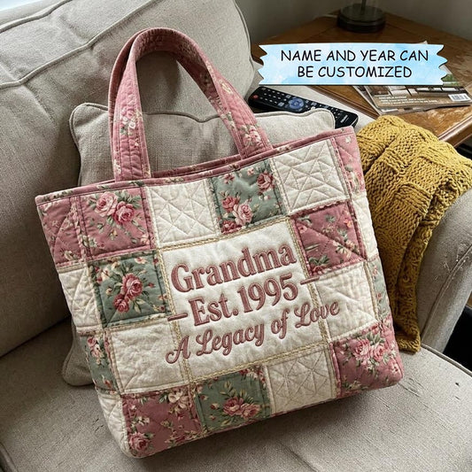 Bloom for Mom Quilted Tote Bag QTCUZ GFTOMA10339