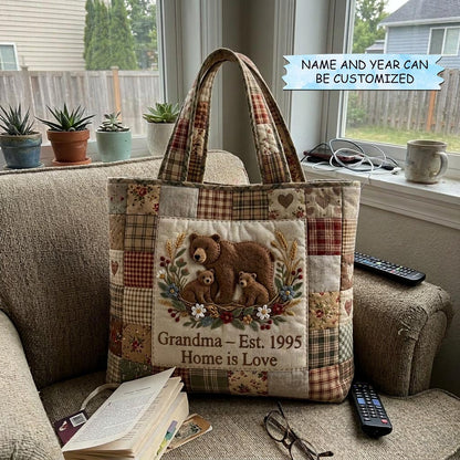 Bloom for Mom Quilted Tote Bag QTCUZ GFTOMA10377
