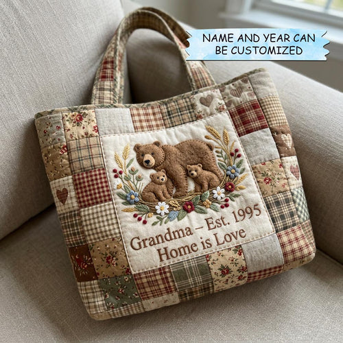 Bloom for Mom Quilted Tote Bag QTCUZ GFTOMA10377