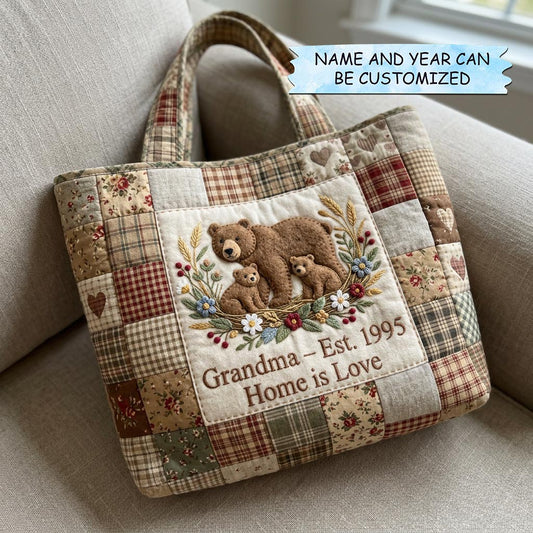 Bloom for Mom Quilted Tote Bag QTCUZ GFTOMA10377