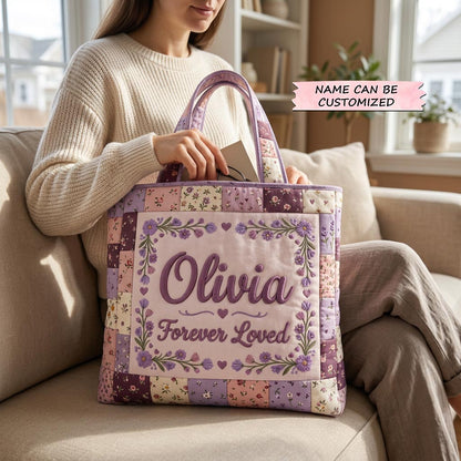 Garden of Love Quilted Tote Bag QTCUZ GFTOMA10382