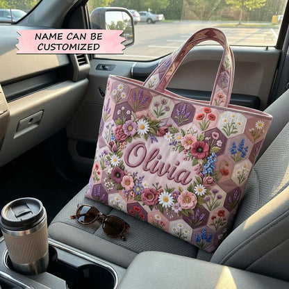 Garden of Love Quilted Tote Bag QTCUZ GFTOMA10383