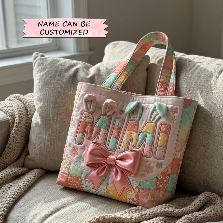 Best Mom Ever Quilted Tote Bag QTCUZ GFTOMA10440