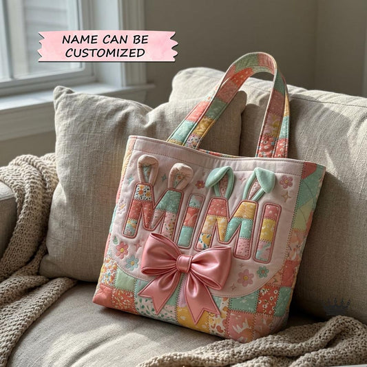Best Mom Ever Quilted Tote Bag QTCUZ GFTOMA10440