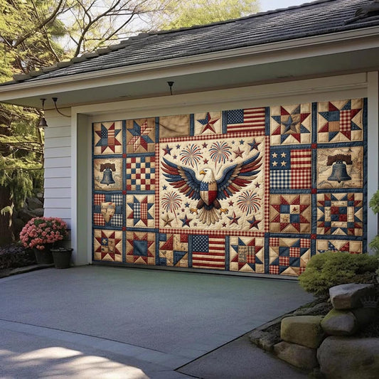 Liberty Stars Garage Door Banner GFTOMA10426