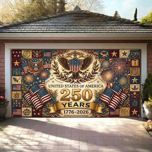 Freedom Stars Garage Door Banner GFTOMA10427