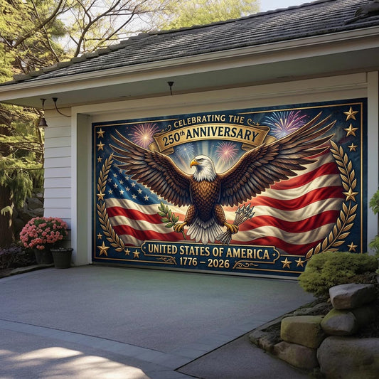 Patriot Stars Garage Door Banner GFTOMA10428