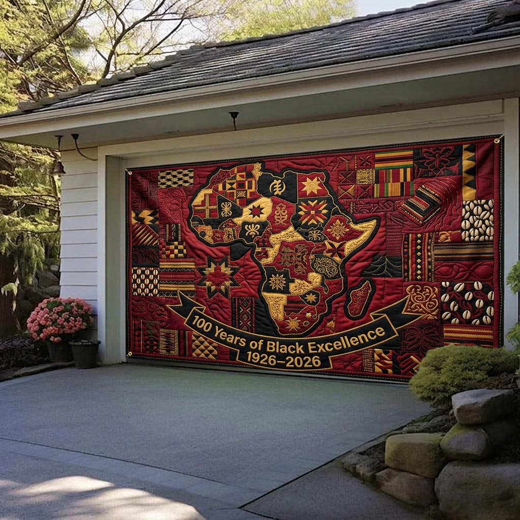 Ebony Queen Garage Door Banner GFTOMA10433