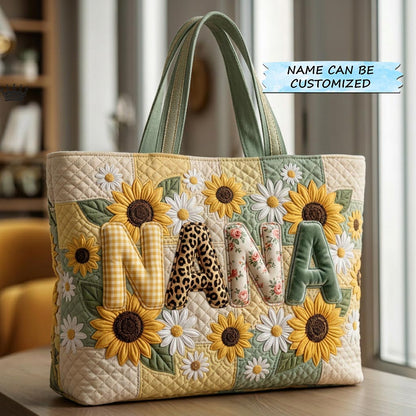 Best Mom Ever Quilted Tote Bag QTCUZ GFTOMA10439