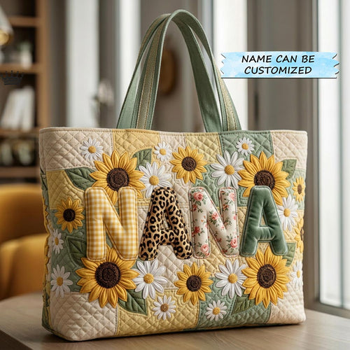 Best Mom Ever Quilted Tote Bag QTCUZ GFTOMA10439