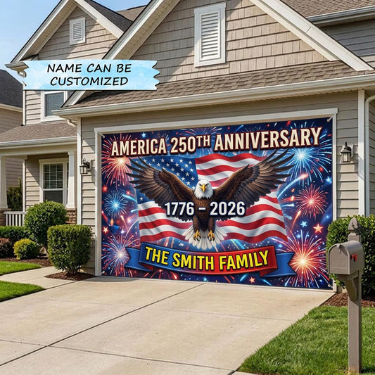 Liberty Tones Garage Door Banner QTCUZ GFTOMA10453