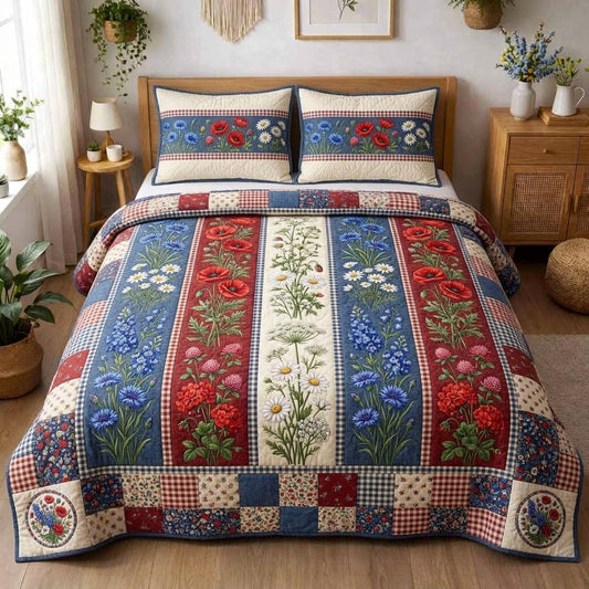 Liberty Meadow 3-Piece Quilted Bedding Set GFTOMA10464