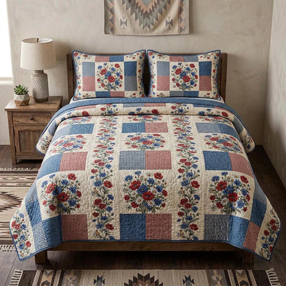 Nation Bloom 3-Piece Quilted Bedding Set GFTOMA10467