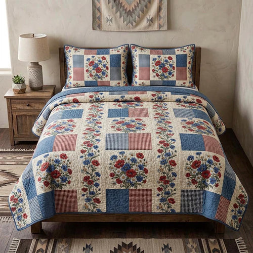 Nation Bloom 3-Piece Quilted Bedding Set GFTOMA10467