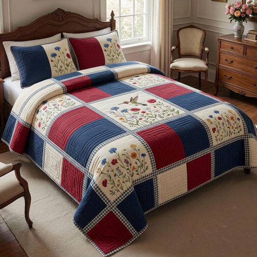 Liberty Bloom 3-Piece Quilted Bedding Set GFTOMA10469