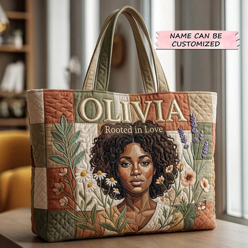 Royal Glow Quilted Tote Bag QTCUZ GFTOMA10499