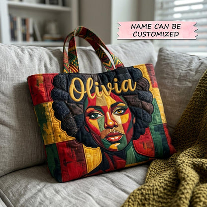 Golden Queen Quilted Tote Bag QTCUZ GFTOMA10500