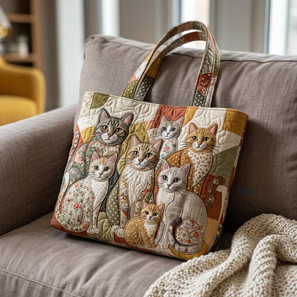 Whisker Charm Quilted Tote Bag GFTOMA10505